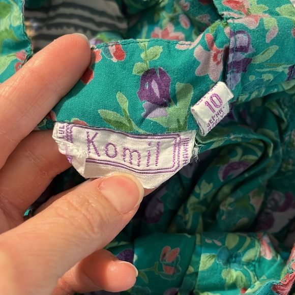 Komil Hawaii Girls Floral skort jumper size 10 - Picture 9 of 11